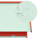 vidaXL piros-fehér tömör fenyőfa tyúkól 150 x 96 x 110 cm