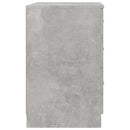 vidaXL betonszürke szerelt fa éjjeliszekrény 40 x 40 x 63 cm