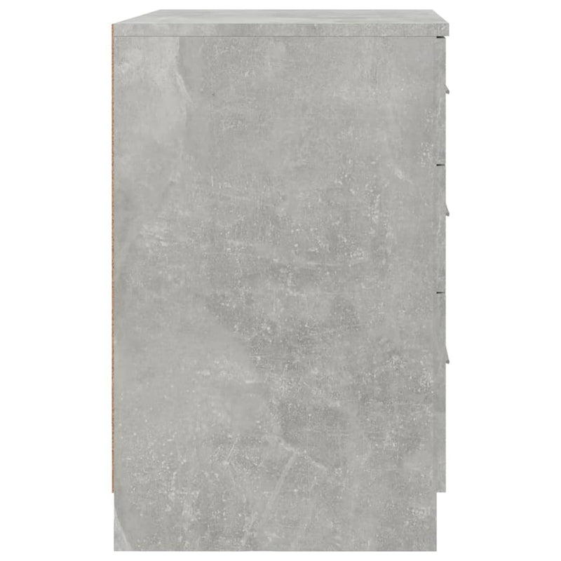 vidaXL betonszürke szerelt fa éjjeliszekrény 40 x 40 x 63 cm