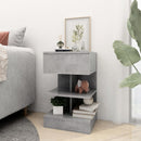 vidaXL 2 db betonszürke éjjeliszekrény 40 x 35 x 65 cm