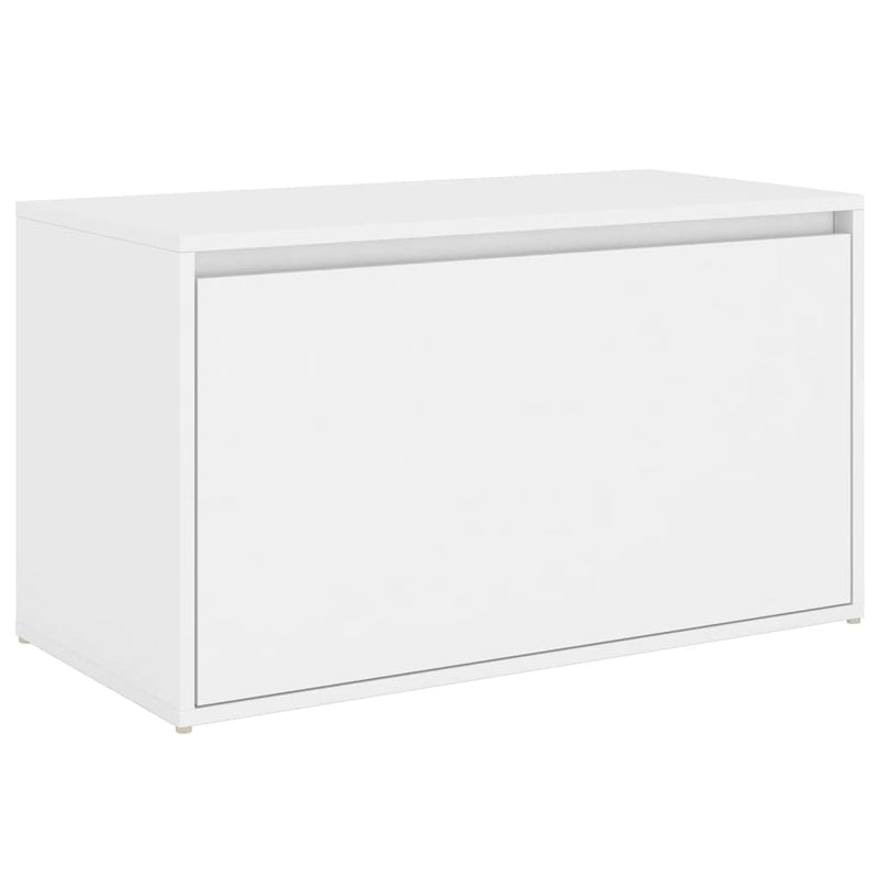 vidaXL fehér szerelt fa előszoba pad 80 x 40 x 45 cm