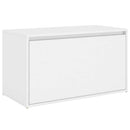 vidaXL fehér szerelt fa előszoba pad 80 x 40 x 45 cm