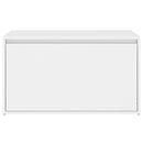 vidaXL fehér szerelt fa előszoba pad 80 x 40 x 45 cm