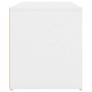 vidaXL fehér szerelt fa előszoba pad 80 x 40 x 45 cm