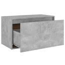 vidaXL betonszürke szerelt fa előszobapad 80 x 40 x 45 cm