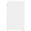 vidaXL Cipőszekrény polcokkal Fehér 77,5 x 30 x 51 cm Faanyag