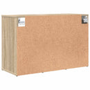vidaXL Cipőszekrény polcokkal Sonoma tölgy 77,5 x 30 x 51 cm Faanyag