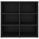 vidaXL fekete cipőszekrény 52,5 x 30 x 50 cm