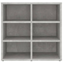 vidaXL 2 db betonszürke cipősszekrény 52,5 x 30 x 50 cm