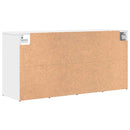 vidaXL Cipőszekrény 103 x 30 x 51 cm Szerelt Fa Fehér