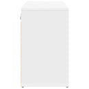 vidaXL Cipőszekrény polcokkal tárolóval Fehér 103 x 30 x 51 cm Faanyag