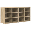 vidaXL Cipőszekrény polcokkal Sonoma tölgy 103 x 30 x 51 cm Faanyag