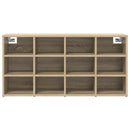 vidaXL Cipőszekrény polcokkal Sonoma tölgy 103 x 30 x 51 cm Faanyag