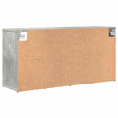 vidaXL Cipőszekrény 103 x 30 x 51 cm Szerelt Fa Beton szürke