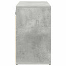 vidaXL Cipőszekrény polcokkal Beton szürke 103 x 30 x 51 cm Faanyag