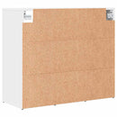 vidaXL Cipőszekrény polcokkal Fehér 77,5 x 30 x 67 cm Faanyag