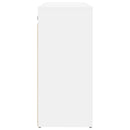vidaXL Cipőszekrény polcokkal Fehér 77,5 x 30 x 67 cm Faanyag