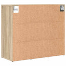 vidaXL Cipőszekrény polcokkal Sonoma tölgy 77,5 x 30 x 67 cm Faanyag