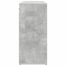 vidaXL Cipőszekrény polcokkal Beton szürke 77,5 x 30 x 67 cm Faanyag