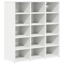 vidaXL Cipőszekrény 77,5 x 30 x 83,5 cm Szerelt Fa Fehér