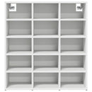 vidaXL Cipőszekrény 77,5 x 30 x 83,5 cm Szerelt Fa Fehér