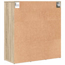 vidaXL Cipőszekrény polcokkal Sonoma tölgy 77,5 x 30 x 83,5 cm Faanyag