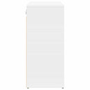 vidaXL Cipőszekrény polcokkal tárolóval Fehér 103 x 30 x 67 cm Faanyag