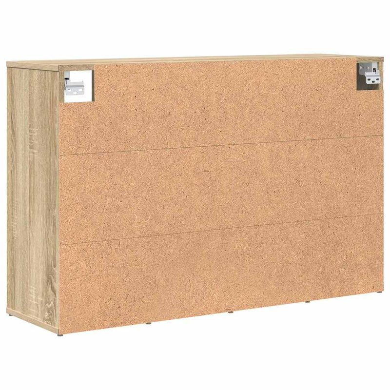 vidaXL Cipőszekrény polcokkal sonoma tölgy 103 x 30 x 67 cm Faanyag