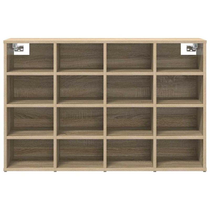 vidaXL Cipőszekrény polcokkal sonoma tölgy 103 x 30 x 67 cm Faanyag
