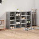 vidaXL Cipőszekrény polcokkal Beton szürke 103 x 30 x 67 cm Faanyag