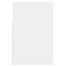 vidaXL fehér szerelt fa cipőtároló pad 60 x 30 x 45 cm