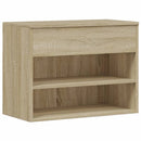 vidaXL sonoma tölgy színű szerelt fa cipőtároló pad 60 x 30 x 45 cm