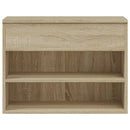 vidaXL sonoma tölgy színű szerelt fa cipőtároló pad 60 x 30 x 45 cm