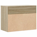 vidaXL sonoma tölgy színű szerelt fa cipőtároló pad 60 x 30 x 45 cm