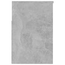 vidaXL betonszürke szerelt fa cipőtároló pad 60 x 30 x 45 cm