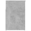 vidaXL betonszürke szerelt fa cipőtároló pad 80 x 30 x 45 cm