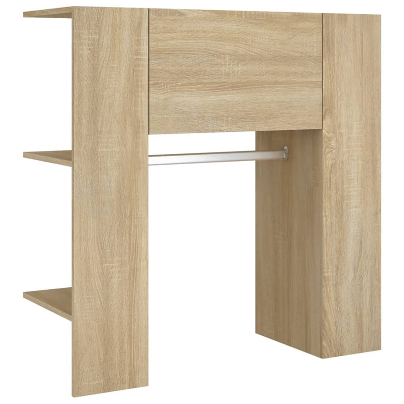vidaXL sonoma tölgy szerelt fa előszobaszekrény 97,5x37x99 cm