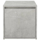 vidaXL betonszürke szerelt fa tárolódoboz 40,5 x 40 x 40 cm