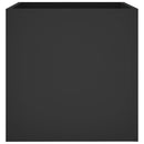 vidaXL fekete szerelt fa virágtartó 40 x 40 x 40 cm