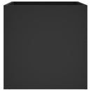 vidaXL fekete szerelt fa virágtartó 40 x 40 x 40 cm