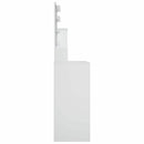 vidaXL fehér fésülködőasztal LED-del 86,5 x 35 x 136 cm