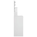 vidaXL fehér fésülködőasztal LED-del 86,5 x 35 x 136 cm