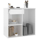 vidaXL magasfényű fehér szerelt fa pipereszekrény 80 x 40 x 75 cm