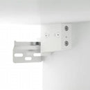 vidaXL fehér tükrös szekrény LED-ekkel 76 x 15 x 55 cm