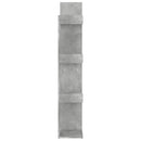 vidaXL betonszürke szerelt fa könyvszekrény 48 x 25,5 x 140 cm