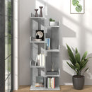 vidaXL betonszürke szerelt fa könyvszekrény 48 x 25,5 x 140 cm