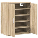vidaXL sonoma tölgy színű szerelt fa cipősszekrény 60 x 35 x 70 cm