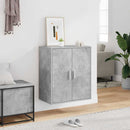 vidaXL betonszürke szerelt fa cipősszekrény 60 x 35 x 70 cm