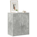 vidaXL betonszürke szerelt fa cipősszekrény 60 x 35 x 70 cm