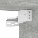 vidaXL betonszürke szerelt fa cipősszekrény 60 x 35 x 70 cm